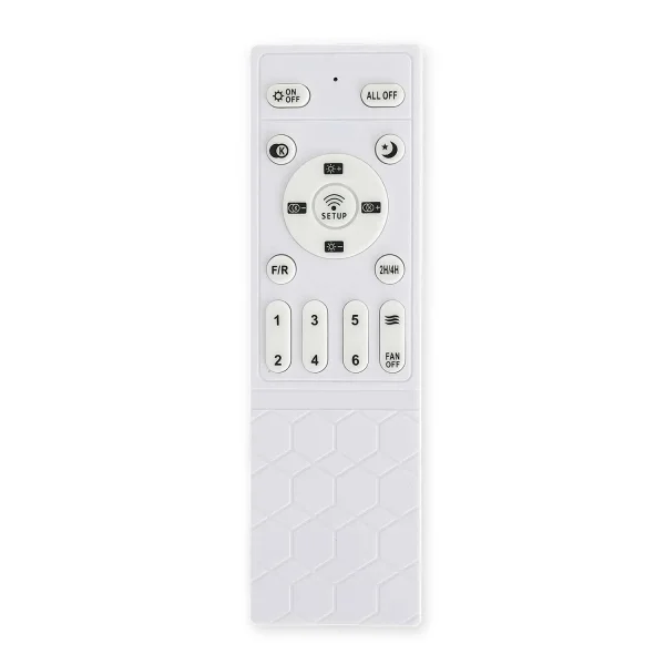 VENTILATEUR DE PLAFOND DC LED 18W 3 PALES EN BOIS COLORIS CHÊNE EKBERG