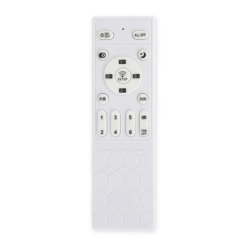 VENTILATEUR DE PLAFOND DC LED 18W 3 PALES EN BOIS COLORIS ACAJOU EKBERG