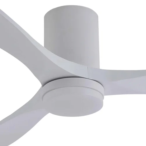 VENTILATEUR DE PLAFOND DC LED 18W 3 PALES EN BOIS BLANC EKBERG