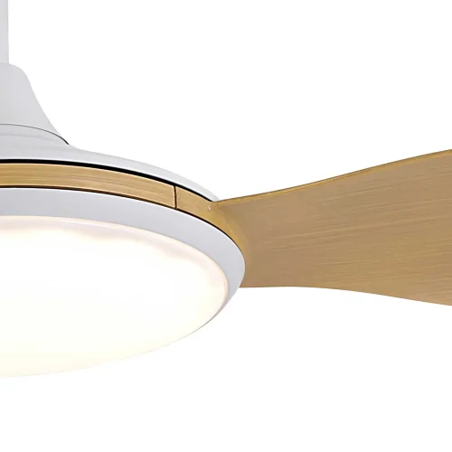 VENTILATEUR DE PLAFOND DC LED 24W 3 PALES COLORIS BOIS KONA