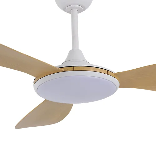 VENTILATEUR DE PLAFOND DC LED 24W 3 PALES COLORIS BOIS KONA