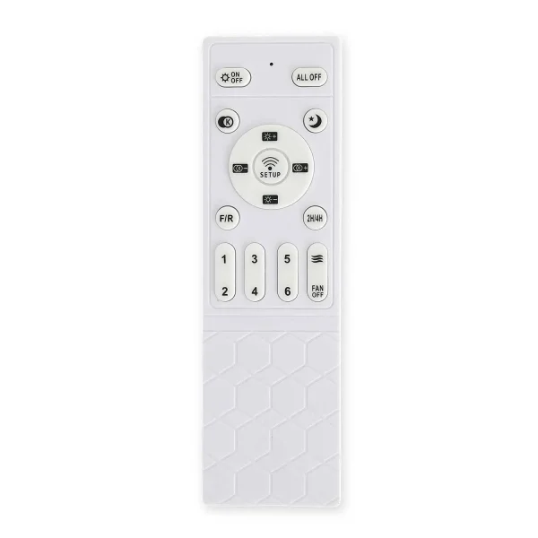 VENTILATEUR DE PLAFOND DC LED 24W 3 PALES COULEUR BOIS NOYER KONA