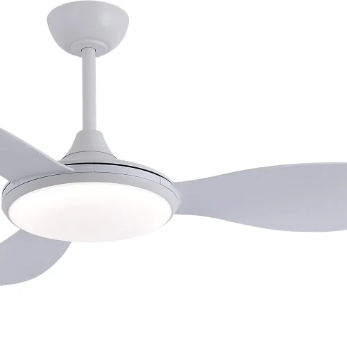 VENTILATEUR DE PLAFOND DC LED 24W 3 PALES BLANC KON