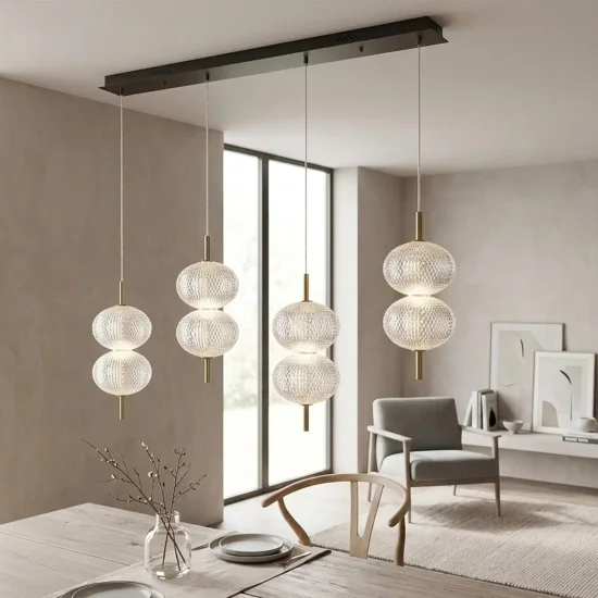 LAMPE DE PLAFOND LED 4 LUMIÈRES 24W RÉGLABLE AMBARINA