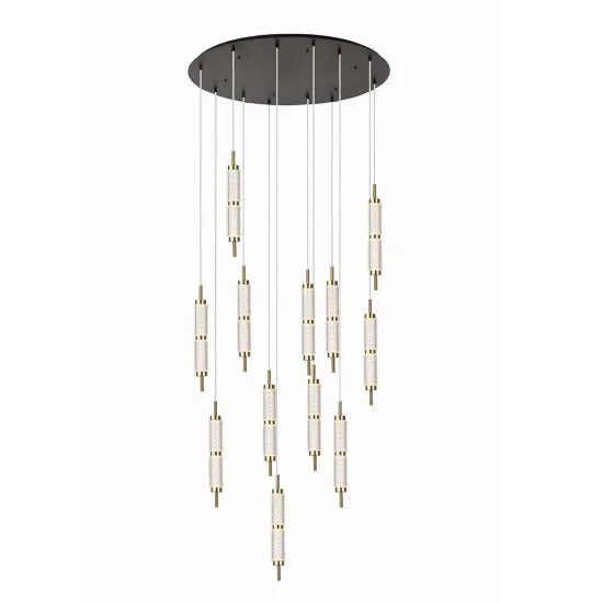 LAMPE DE PLAFOND LED 12 LUMIÈRES 96W RÉGLABLE VIOLETA 2