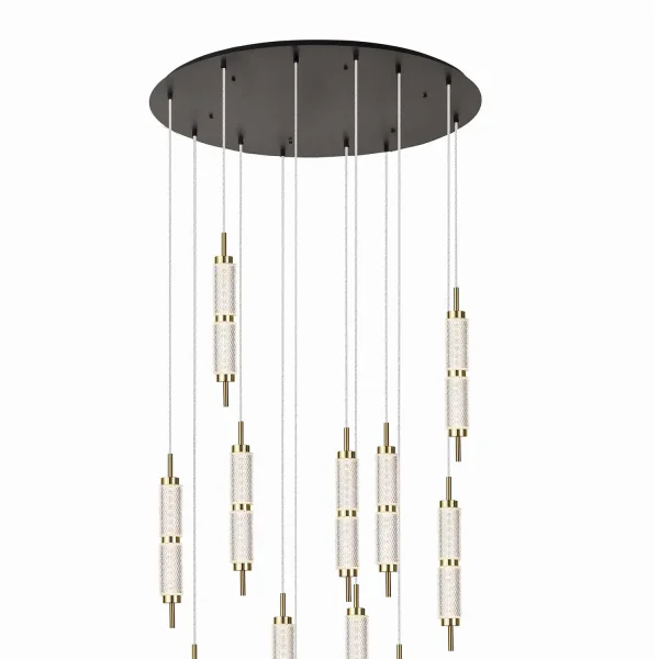 LAMPE DE PLAFOND LED 12 LUMIÈRES 96W RÉGLABLE VIOLETA