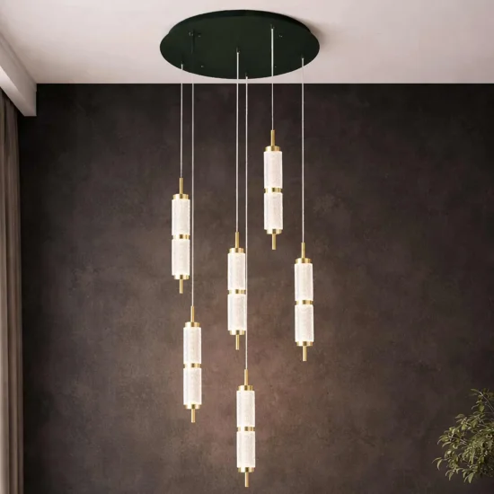 LAMPE DE PLAFOND LED 6 LUMIÈRES 48W RÉGLABLE VIOLETA