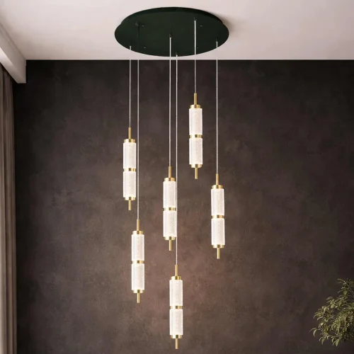 LAMPE DE PLAFOND LED 6 LUMIÈRES 48W RÉGLABLE VIOLETA
