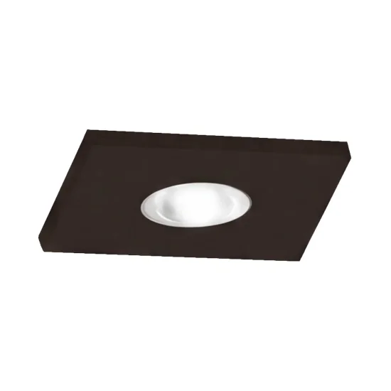 MINI SPOT ENCASTRABLE LED INTÉGRÉ 3W 6000K NOIR CARRÉ