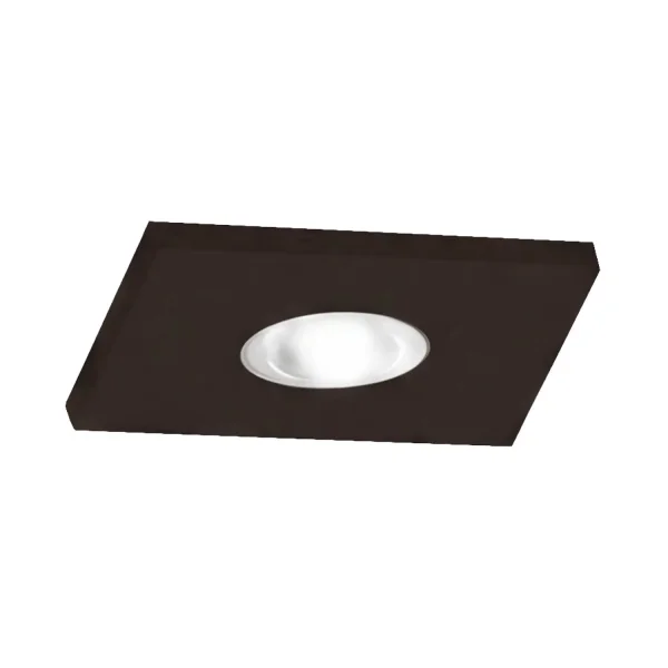MINI SPOT ENCASTRABLE LED INTÉGRÉ 3W 6000K NOIR CARRÉ