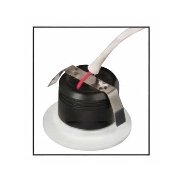 MINI SPOT ENCASTRABLE COB LED Ø 5 CM 3,2W 3000K NOIR