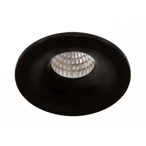 MINI SPOT ENCASTRABLE COB LED Ø 5 CM 3,2W 3000K NOIR