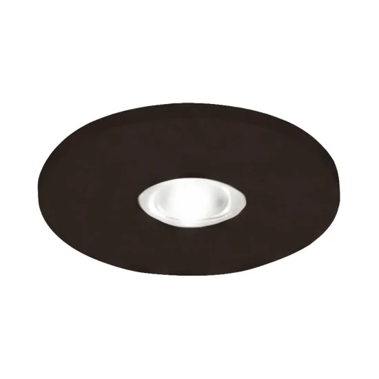 MINI SPOT ENCASTRABLE LED INTÉGRÉ 3W 3000K NOIR ROND