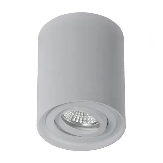 SPOT DE SURFACE BASCULANT ARGENT GU10 ROND IP20