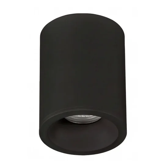 SPOT DE SURFACE FIXE NOIR GU10 ROND IP65