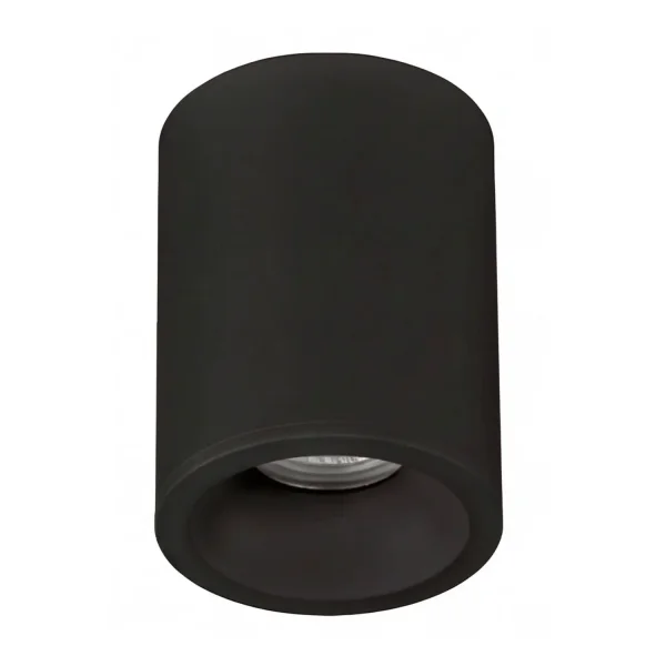 SPOT DE SURFACE FIXE NOIR GU10 ROND IP65