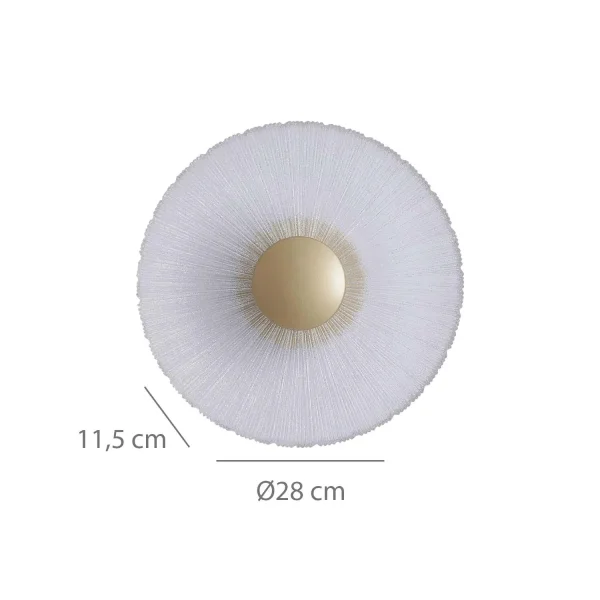APPLIQUE MURAL LED 10W RÉGLABLE DORÉ SORIN