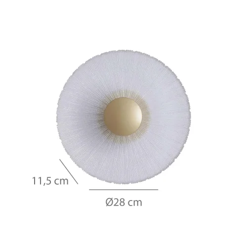 APPLIQUE MURAL LED 10W RÉGLABLE DORÉ SORIN