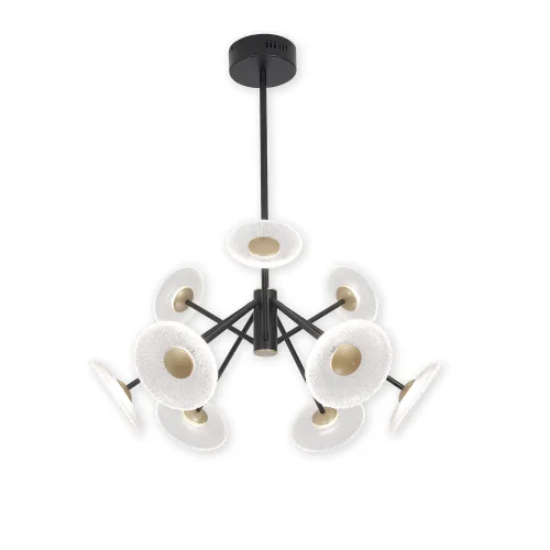 LAMPE SUSPENDUE LED 9 LUMIÈRES 60W RÉGLABLE NOIR SORIN