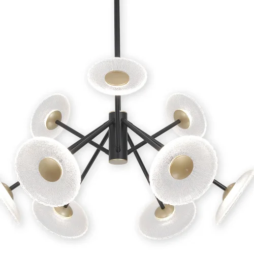 LAMPE SUSPENDUE LED 9 LUMIÈRES 60W RÉGLABLE NOIR SORIN