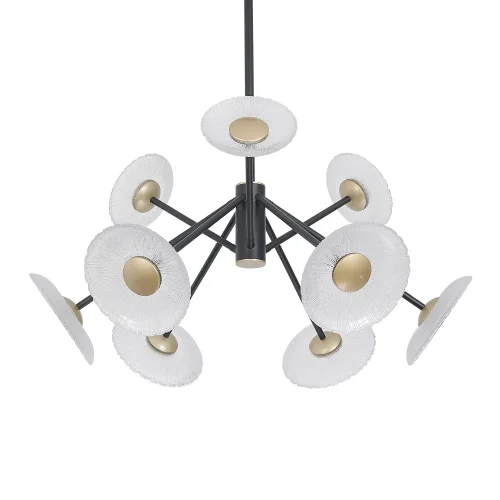 LAMPE SUSPENDUE LED 9 LUMIÈRES 60W RÉGLABLE NOIR SORIN