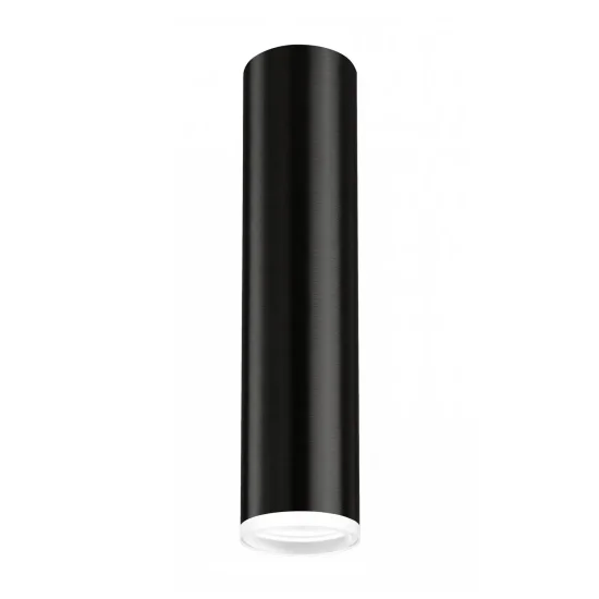 SPOT DE SURFACE NOIR GU10 CYLINDRE IP20