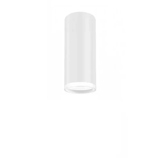 SPOT DE SURFACE CYLINDRE BLANC GU10 16,5 CM AVEC ANNEAU