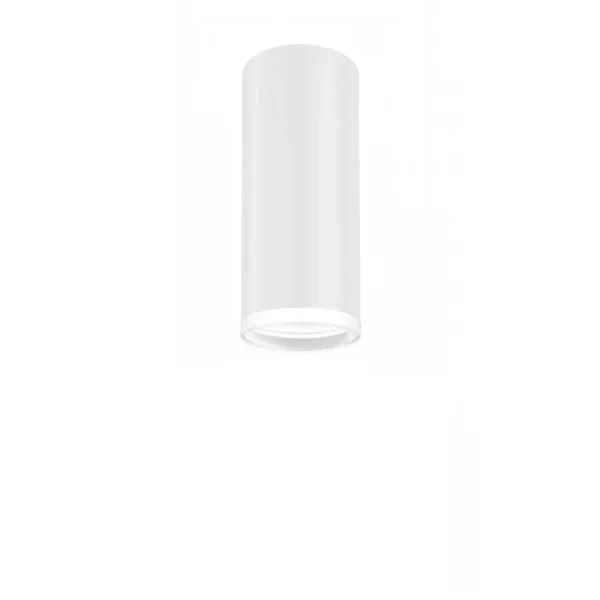 SPOT DE SURFACE CYLINDRE BLANC GU10 16,5 CM AVEC ANNEAU