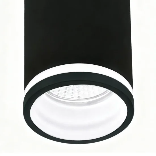 SPOT EN SAILLIE AVEC DIFFUSEUR Ø6CM GU10 NOIR 2