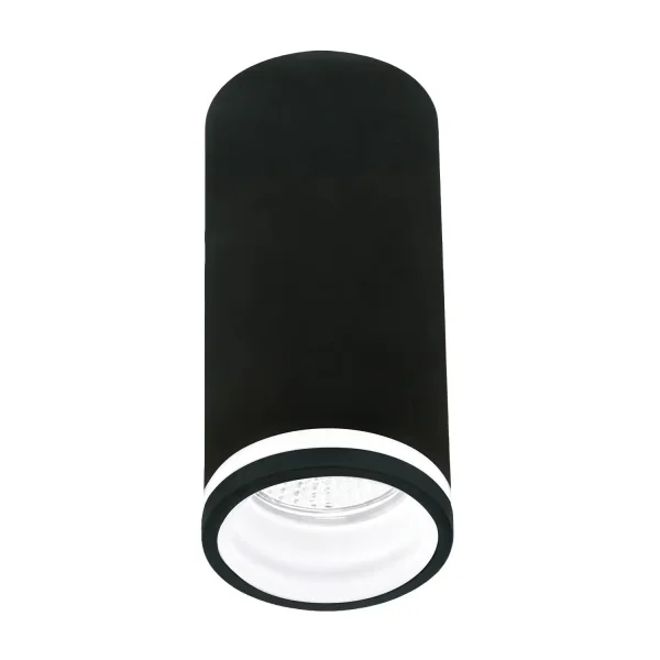 SPOT EN SAILLIE AVEC DIFFUSEUR Ø6CM GU10 NOIR