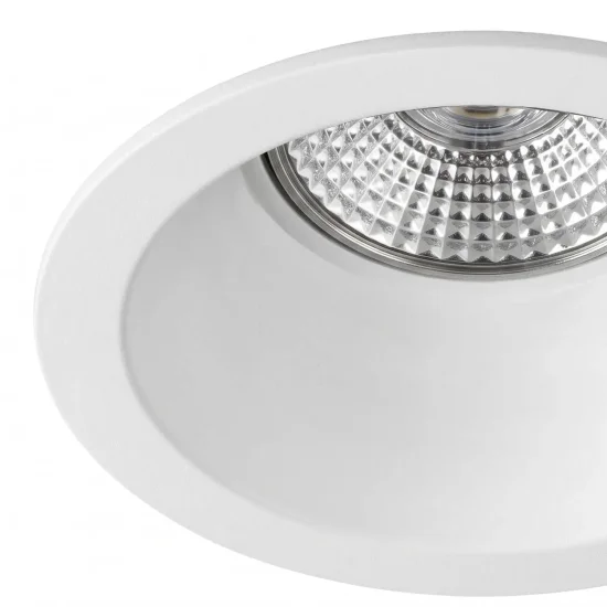 SPOT ENCASTRABLE FIXE Ø9CM EN ALUMINIUM BLANC GU10 2