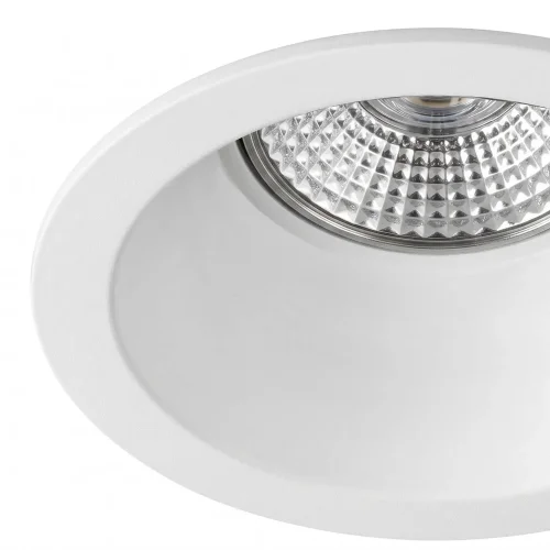 SPOT ENCASTRABLE FIXE Ø9CM EN ALUMINIUM BLANC GU10