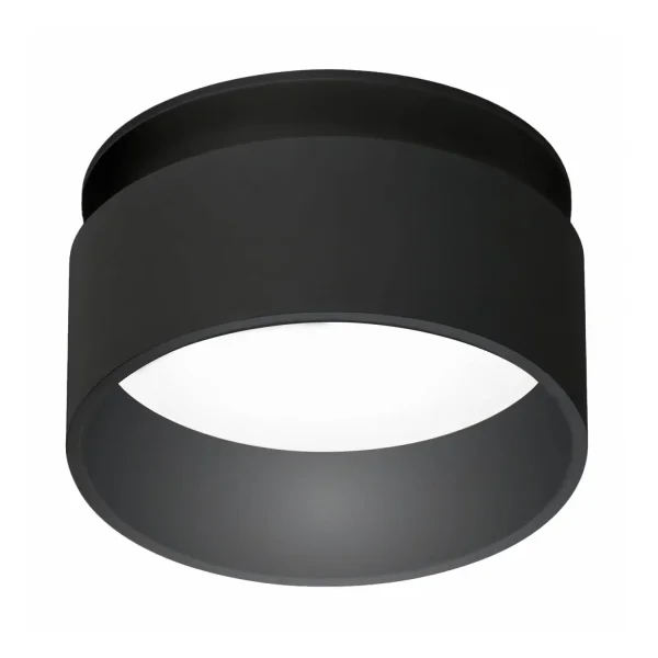 SPOT ENCASTRABLE AVEC RÉTROÉCLAIRAGE Ø8CM NOIR IP44