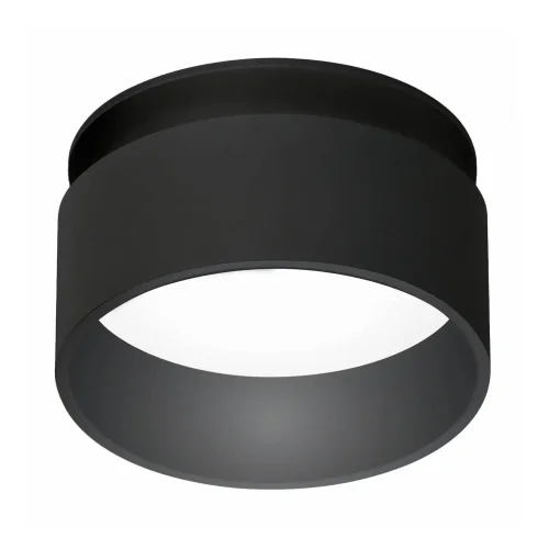 SPOT ENCASTRABLE AVEC RÉTROÉCLAIRAGE Ø8CM NOIR IP44