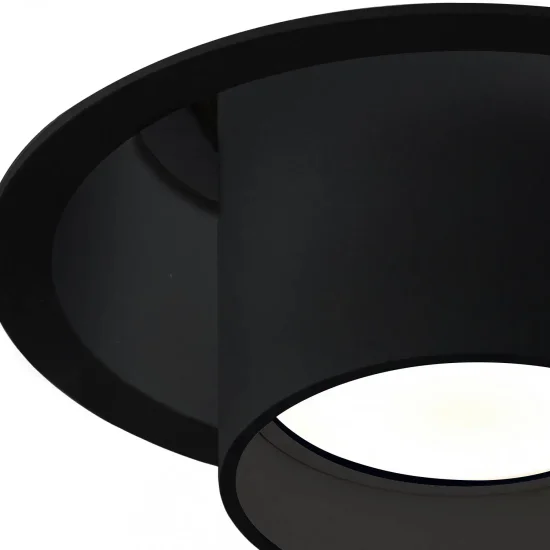 SPOT ENCASTRABLE ORIENTABLE NOIR GU10 Ø10,5 CM 2