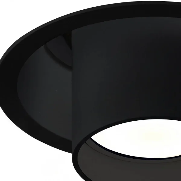 SPOT ENCASTRABLE ORIENTABLE NOIR GU10 Ø10,5 CM