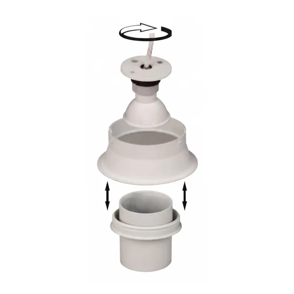 SPOT ENCASTRABLE ORIENTABLE BLANC GU10 Ø10,5 CM