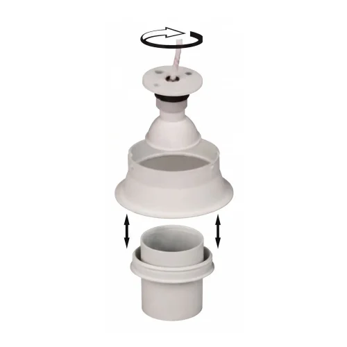 SPOT ENCASTRABLE ORIENTABLE BLANC GU10 Ø10,5 CM