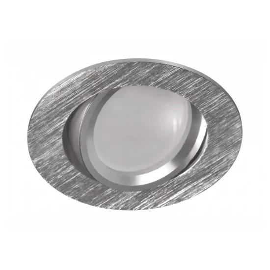 SPOT ENCASTRABLE Ø8,5CM ALUMINIUM RAYÉ GU10