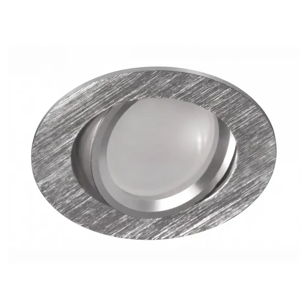 SPOT ENCASTRABLE Ø8,5CM ALUMINIUM RAYÉ GU10