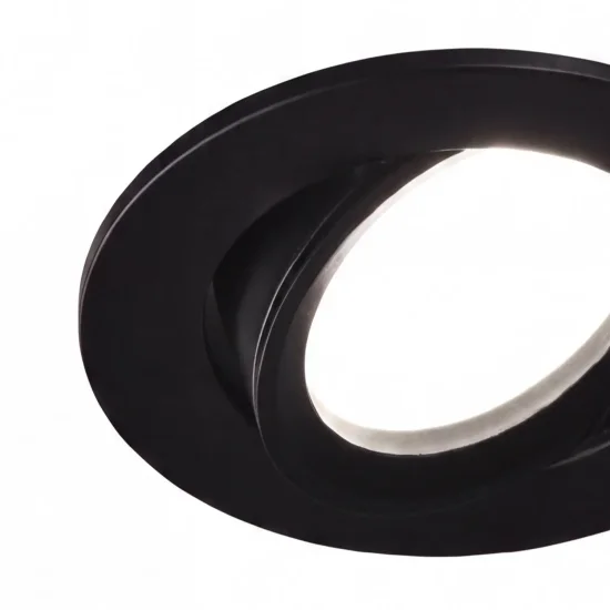SPOT ENCASTRABLE Ø8,5CM ALUMINIUM NOIR GU10 2
