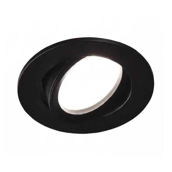SPOT ENCASTRABLE Ø8,5CM ALUMINIUM NOIR GU10