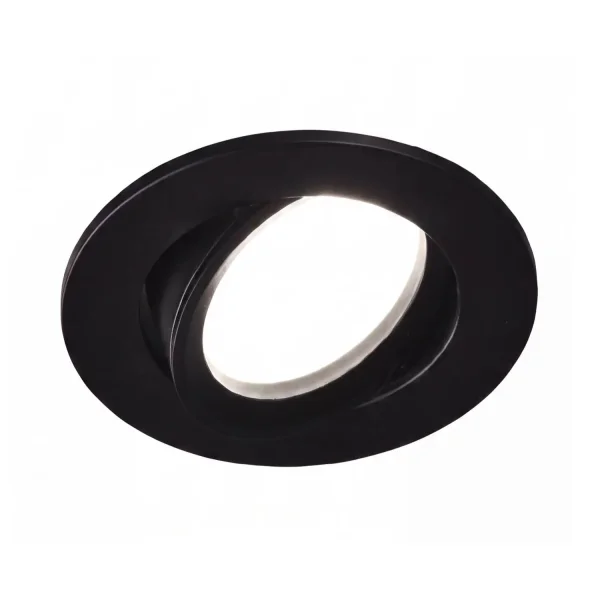 SPOT ENCASTRABLE Ø8,5CM ALUMINIUM NOIR GU10