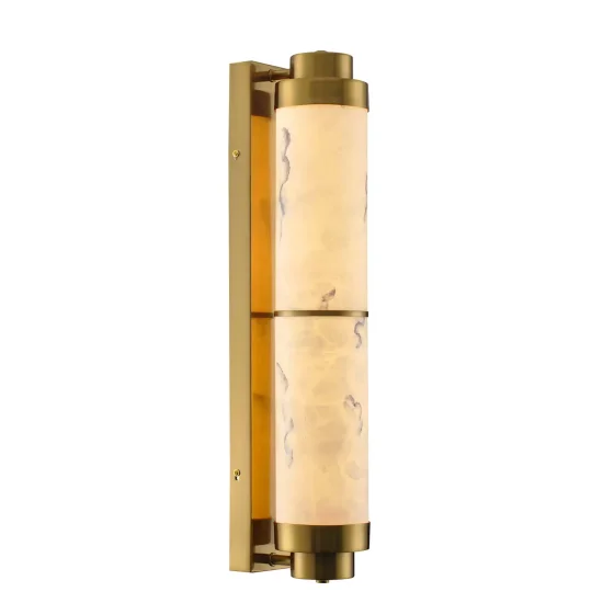 APPLIQUE MURAL LED 17W RÉGLABLE EN ACIER DORÉ ET ACRYLIQUE EFFET MARBRE ARIADNA 2