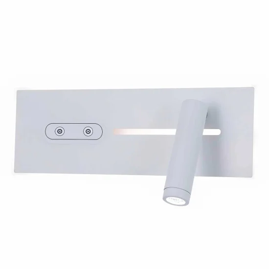 APPLIQUE MURALE LED 10W RÉGLABLE TACTILE BLANC ORIENTATION DROITE 2