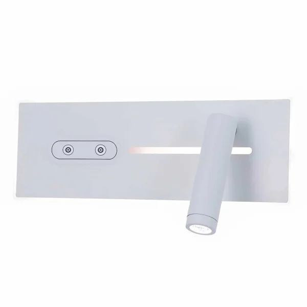 APPLIQUE MURALE LED 10W RÉGLABLE TACTILE BLANC ORIENTATION DROITE