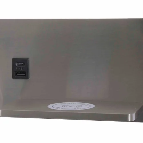 APPLIQUE DE MUR LED 8W RÉGLABLE TACTILE NICKEL ORIENTATION GAUCHE