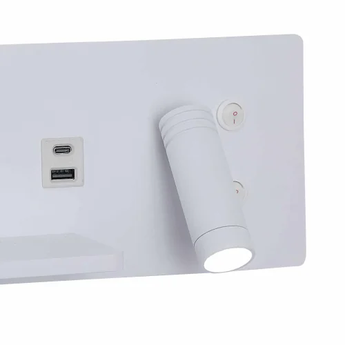 APPLIQUE LED 8W RÉGLABLE TACTILE BLANCHE ORIENTATION DROITE