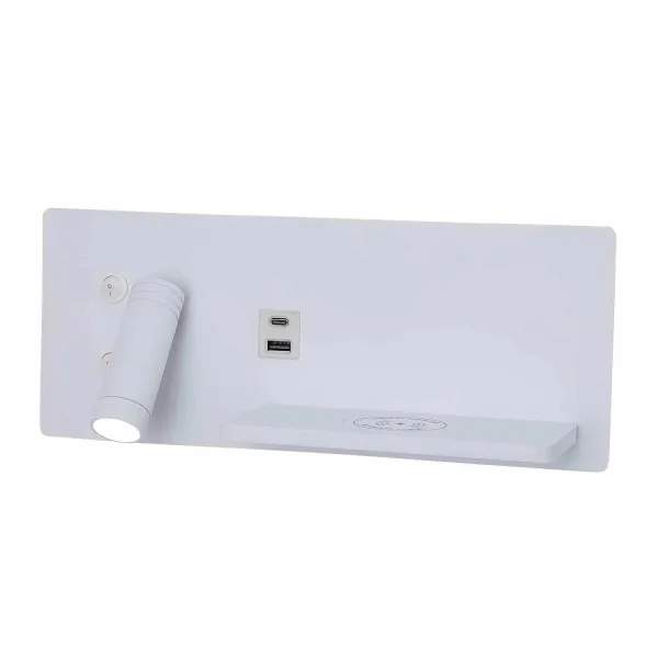 APPLIQUE DE MUR LED 8W RÉGLABLE TACTILE BLANCHE ORIENTATION GAUCHE