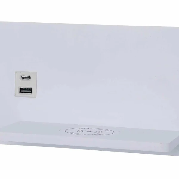 APPLIQUE DE MUR LED 8W RÉGLABLE TACTILE BLANCHE ORIENTATION GAUCHE
